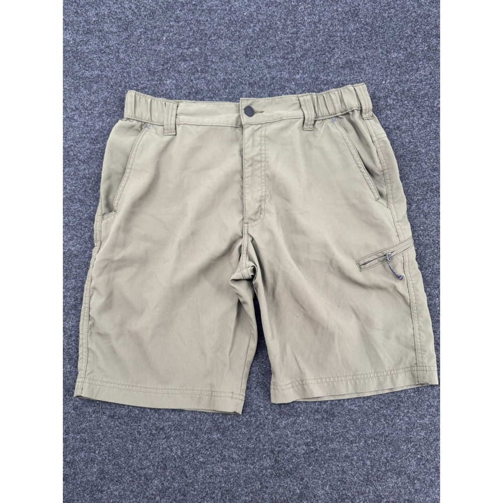 Wrangler Field Utility Shorts Mens 32 Green Relaxed Fit‎ Mid Rise Hiking Outdoor